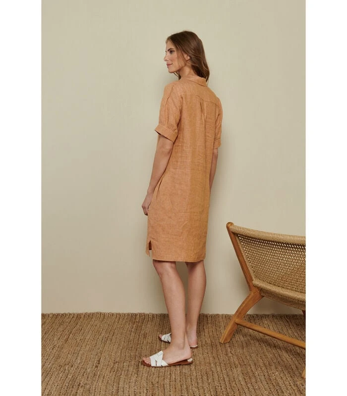 Jurk In Zandbruin 2 Jurk In Zandbruin - Afbeelding 2