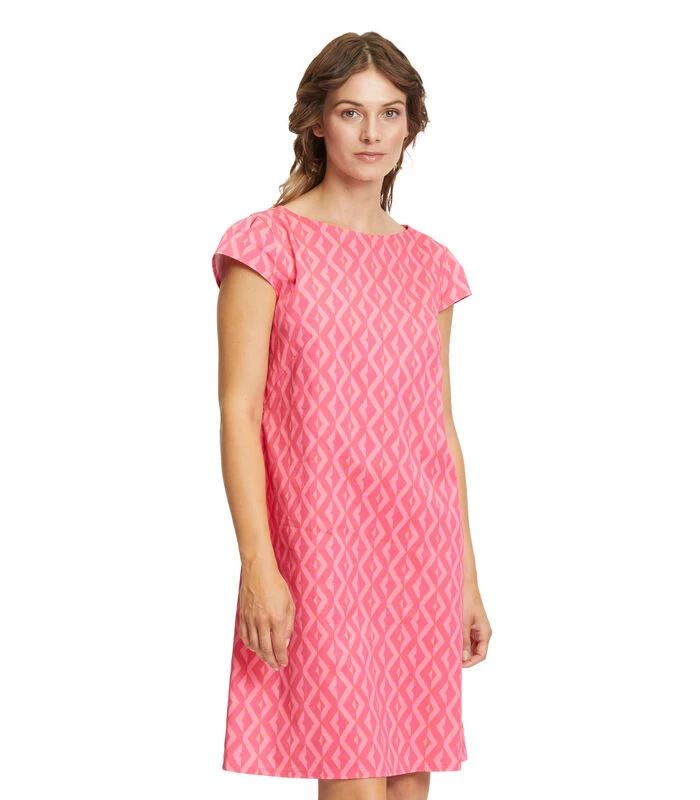 Betty Barclay Kanten Jurk Met V-hals 1 Betty Barclay Kanten Jurk Met V-hals