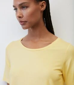 Marc O'Polo T-shirt Met Ronde Hals Regular -Dames Outfits Winkel 05e6f9fbef7948e38a3ba0ba457fe033