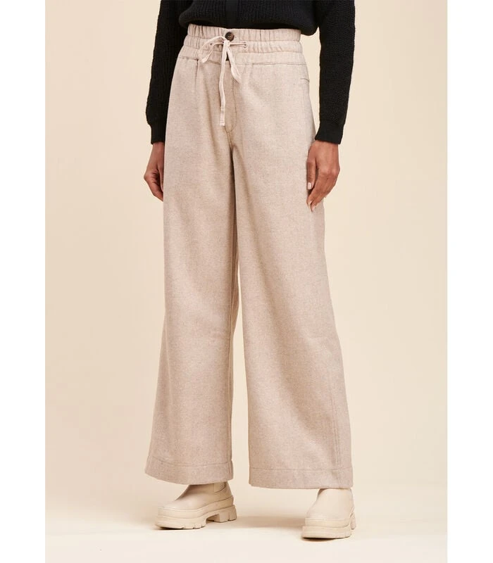 Gemengde Wollen Spanten Broek 2 Gemengde Wollen Spanten Broek - Afbeelding 2