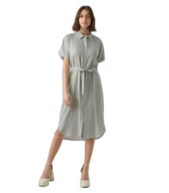Vero Moda Dameshemdjurk Bumpy -Dames Outfits Winkel 0706033aebaf43e590c18108672d414e