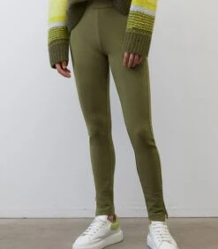 Marc O'Polo Jersey Legging Met Rits In De Zoom