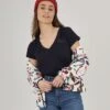 OXBOW T-shirt Met V-hals En Print O2TELBY
