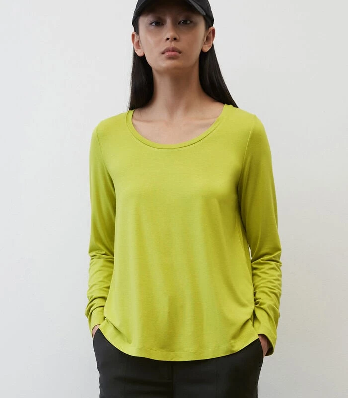 Marc O'Polo Stijlvolle Jersey Longsleeve Relaxed 1 Marc O'Polo Stijlvolle Jersey Longsleeve Relaxed