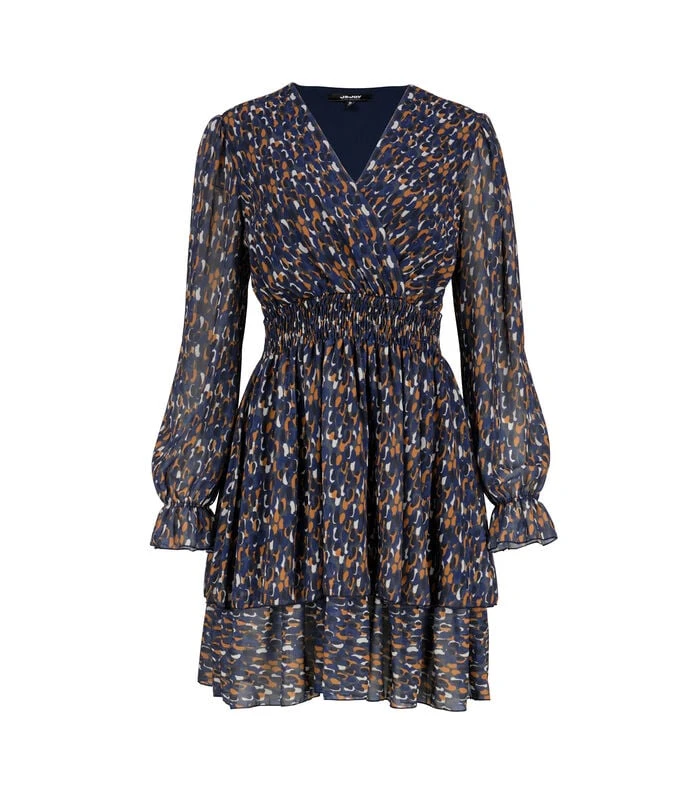 Jurk In V -neck Lange Mouwen 5 Jurk In V -neck Lange Mouwen - Afbeelding 5