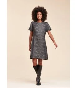 Dames Outfits Winkel 28 Jurk Van Jacquardstof