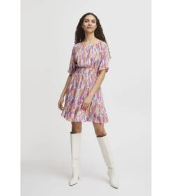 B.young Gesmokte Damesjurk Joella -Dames Outfits Winkel 14ea4eb0e8bf4aa6b4ac2c621944261c