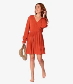 OXBOW Korte Overslagjurk Met Lange Mouwen O1DEOLINDA 8 OXBOW Korte Overslagjurk Met Lange Mouwen O1DEOLINDA -Dames Outfits Winkel 15e8dc4d1ed2419cab4d1ad17d5018e3