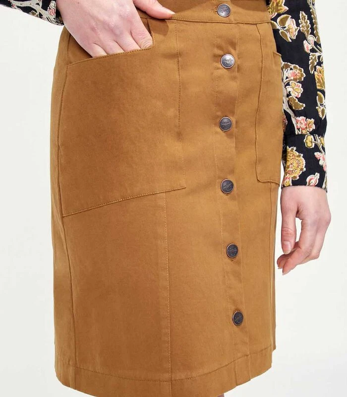 Katoenen Rok Met Knopen PATIALA 3 Katoenen Rok Met Knopen PATIALA - Afbeelding 3