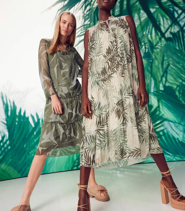 CARTOON Casual Jurk Met Stroken 3 CARTOON Casual Jurk Met Stroken - Afbeelding 3