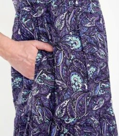 Bedrukte Vliegende Katoenen Jurk MIYAMA -Dames Outfits Winkel 1fab94344659421c8235e7e8e8496d76