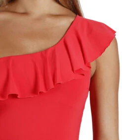 1-delig Zwempak Met Ruches 8 1-delig Zwempak Met Ruches -Dames Outfits Winkel 206b9764c4ff4c43bdb7198431e31e26