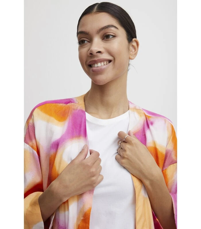 B.young Vrouwen Kimono Jurk Imala 4 B.young Vrouwen Kimono Jurk Imala - Afbeelding 4