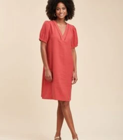 Korte Jurk Met Pofmouw