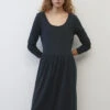 Marc O'Polo Jersey Jurk Met Wijde Rok