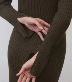 Marc O'Polo Ribgebreide Jurk Met Slim Fit 9 Marc O'Polo Ribgebreide Jurk Met Slim Fit -Dames Outfits Winkel 2bb62082d3dc4f5dbd236616aa249b80