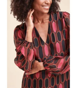 Korte Jurk In Gedrukte Zijden Viscose -sluier 8 Korte Jurk In Gedrukte Zijden Viscose -sluier -Dames Outfits Winkel 316669b48ced4557add90dd407887b81