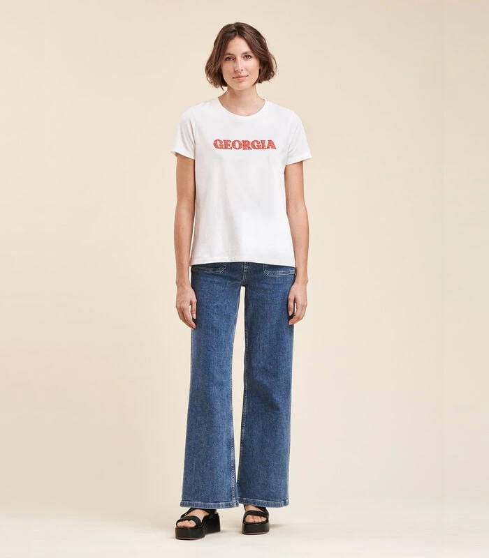 T-shirt Van Biologisch Katoen 2 T-shirt Van Biologisch Katoen - Afbeelding 2