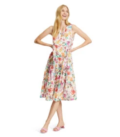 Vera Mont Gelaagde Jurk Met Bloemenprint