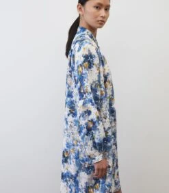 Marc O'Polo Knielange Jurk Met Print Relaxed -Dames Outfits Winkel 38a25b1cfec64d15afacd453d8655d21