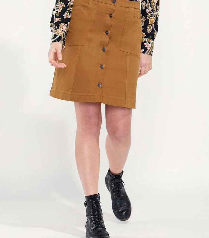 Katoenen Rok Met Knopen PATIALA 1 Katoenen Rok Met Knopen PATIALA