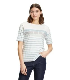 Betty Barclay Gestreept Shirt Met Print
