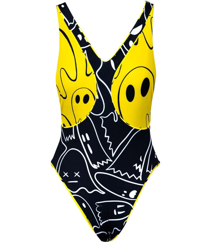 Pac-Girl Omkeerbaar Badpak 2 Pac-Girl Omkeerbaar Badpak - Afbeelding 2