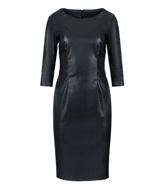 Krokodillenleer Jurk 1 Krokodillenleer Jurk