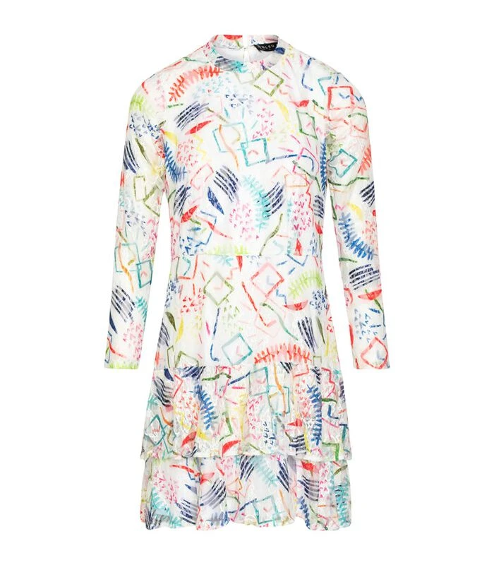 Jurk Met Ruches VICTORIA 1 Jurk Met Ruches VICTORIA