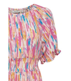 B.young Gesmokte Damesjurk Joella -Dames Outfits Winkel 47ce28d192dd4ae3a4342816e2d80908