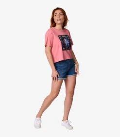 OXBOW Bedrukte Korte T-shirt O1TISURF -Dames Outfits Winkel 4b1cff05988c4606afb7991fd807c590