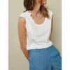 Witte Top Met Broderie
