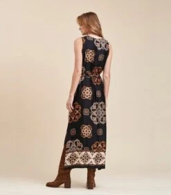 Maxi-jurk Met Etnische Print Op Basis 6 Maxi-jurk Met Etnische Print Op Basis -Dames Outfits Winkel 51ac89fef3454f1eb1b816eba02c5917