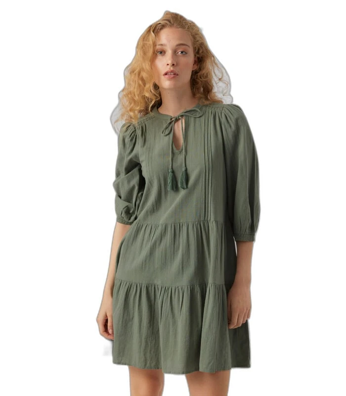 Vero Moda 3/4 Damesjurk Pretty 4 Vero Moda 3/4 Damesjurk Pretty - Afbeelding 4