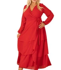 MIRABELLA Chiffon Wikkeljurk Voor Een Bruiloft