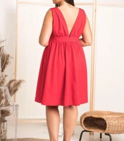 Jurk Met Wijde Halslijn, Wijd Uitlopend MERLIN -Dames Outfits Winkel 5e151f0088f44227b12d5aa390f0883e