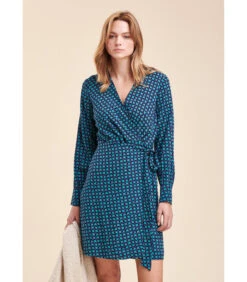 Korte Jurk Met Grafisch Patroonprint -Dames Outfits Winkel 5f7020e907d64ac2b0cd37c068cd3913