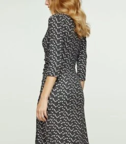 Gedrukt Imitatie Wikkeljurk Gemaakt Van Duurzame Stof -Dames Outfits Winkel 6019a72302a7493d9783e9090f6917c9