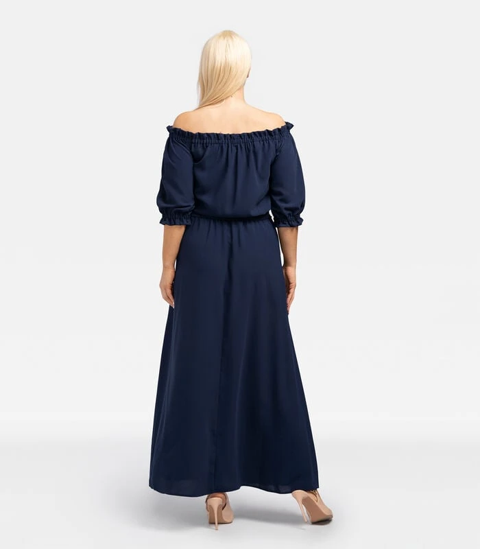 Lange Spaanse Jurk Met Een Uitgesneden ASTRA 3 Lange Spaanse Jurk Met Een Uitgesneden ASTRA - Afbeelding 3