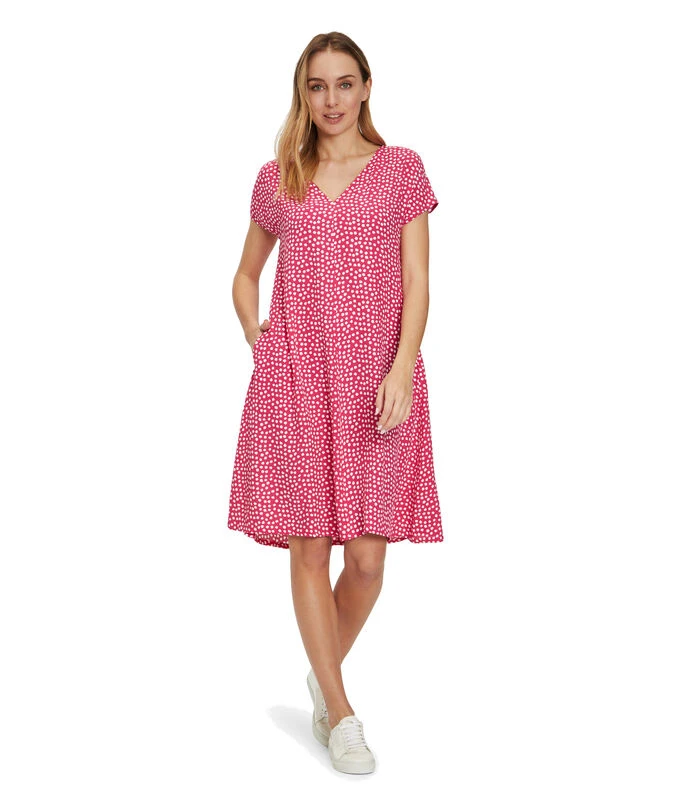 Vera Mont Zomerjurk Met Oversized Mouw 1 Vera Mont Zomerjurk Met Oversized Mouw