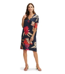 Betty Barclay Jersey Jurk Met V-hals 9 Betty Barclay Jersey Jurk Met V-hals -Dames Outfits Winkel 62facef2263f4407bf9616c0e8f9094a