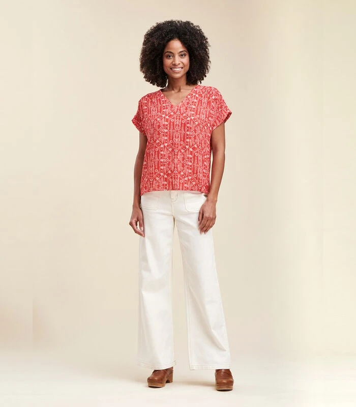 Losse Top Met Print 2 Losse Top Met Print - Afbeelding 2