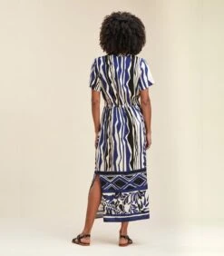 Maxi-jurk Met Etnische Print En Recht Model 6 Maxi-jurk Met Etnische Print En Recht Model -Dames Outfits Winkel 645722861b2545df912adfab6377016a
