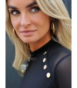 Chique Jurk Met Visnetmouwen LYRA 7 Chique Jurk Met Visnetmouwen LYRA -Dames Outfits Winkel 64fea591100347ca893d969c414edb50