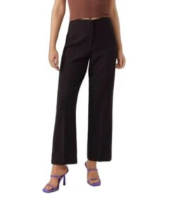 Vero Moda Damesbroek Sandy HR Straight -Dames Outfits Winkel 6593a3c9bf2446a0b7598550cad74b13