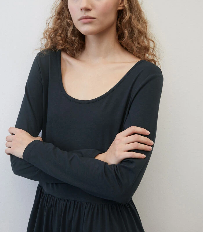 Marc O'Polo Jersey Jurk Met Wijde Rok 5 Marc O'Polo Jersey Jurk Met Wijde Rok - Afbeelding 5