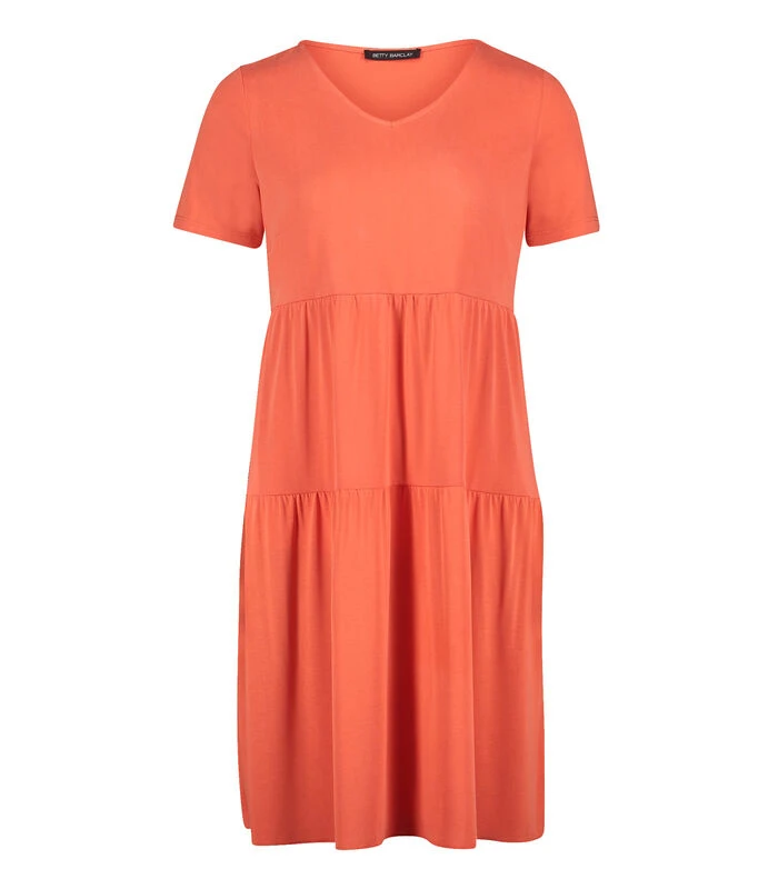 Betty Barclay Gelaagde Jurk Korte Mouwen 3 Betty Barclay Gelaagde Jurk Korte Mouwen - Afbeelding 3