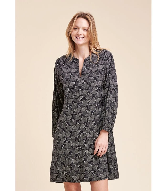 Korte Jurk Met Groenteprint 2 Korte Jurk Met Groenteprint - Afbeelding 2