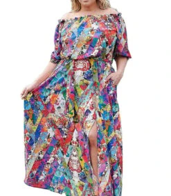 Spaanse Jurk Met ASTRA Split