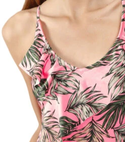 1-delig Zwempak Met Ruches Fluor Leaves Roze 7 1-delig Zwempak Met Ruches Fluor Leaves Roze -Dames Outfits Winkel 73dbbb458e444f1c906b5bdd88190fe0